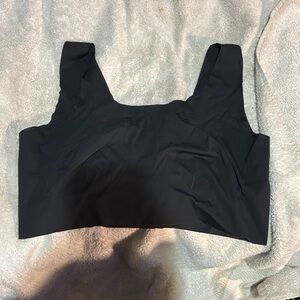 Black Sleeveless Crop Top